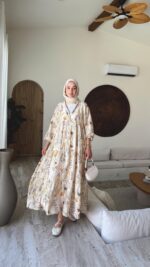 Olive Elbise - Vizon - Görsel 5