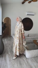 Olive Elbise - Vizon - Görsel 7