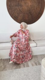 Esin Elbise - Toz Pembe - Görsel 2