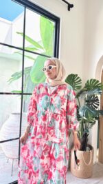 Riya Elbise - Pembe - Görsel 2