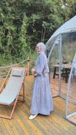 Alin Tensel Elbise - Gri - Görsel 2