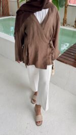 Luma Kimono - Kahverengi - Görsel 5