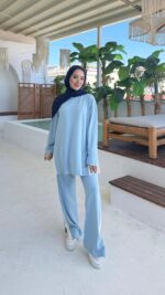 Leo Oyşo Takım - Bebe Mavisi - Görsel 6