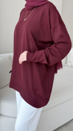 Efra Basic Kazak - Bordo - Görsel 7