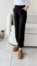 Karla Oyşo Pantalon - Siyah