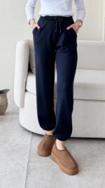 Karla Oyşo Pantalon - Lacivert - Görsel 2