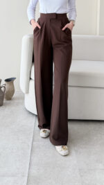 Tera Palazzo Pantalon - Acı Kahve
