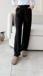 Neri Bol Paça Oyşo Pantalon - Siyah