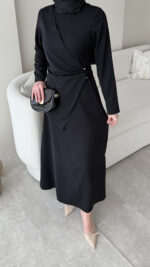 Esse Elbise - Siyah - Görsel 5