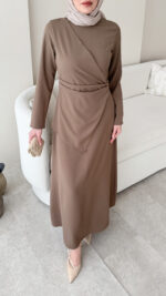 Esse Elbise - Vizon - Görsel 5