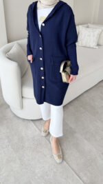 Misa Angora Hırka - Lacivert - Görsel 5