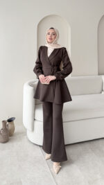 Pira Bağlamalı Scuba Takım - Koyu Kahve