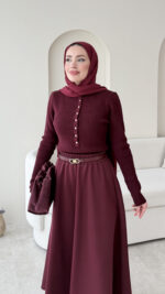 Vento Triko Kazak - Bordo - Görsel 4