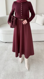 Vento Triko Kazak - Bordo - Görsel 6