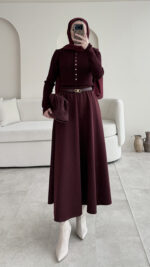 Vento Triko Kazak - Bordo - Görsel 9