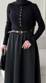 Vento Triko Kazak - Siyah - Görsel 4