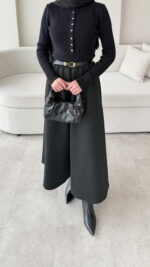 Vento Triko Kazak - Siyah - Görsel 5