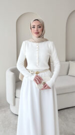 Vento Triko Kazak - Beyaz