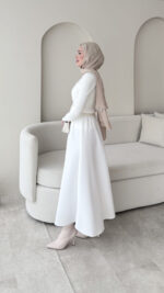 Vento Triko Kazak - Beyaz - Görsel 6