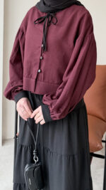 Keten Takım - Bordo - Görsel 7