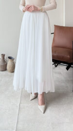 Leyli Etek - Beyaz - Görsel 2