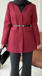 Dore Ceket - Bordo - Görsel 2