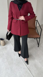 Dore Ceket - Bordo - Görsel 3