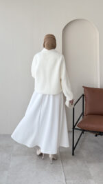 Lesa Kürk - Beyaz - Görsel 5