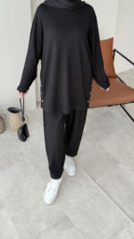 Ferna Çıtçıt Oyşo Takım - Siyah - Görsel 5