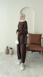 Ferna Çıtçıt Oyşo Takım - Kahve - Görsel 2