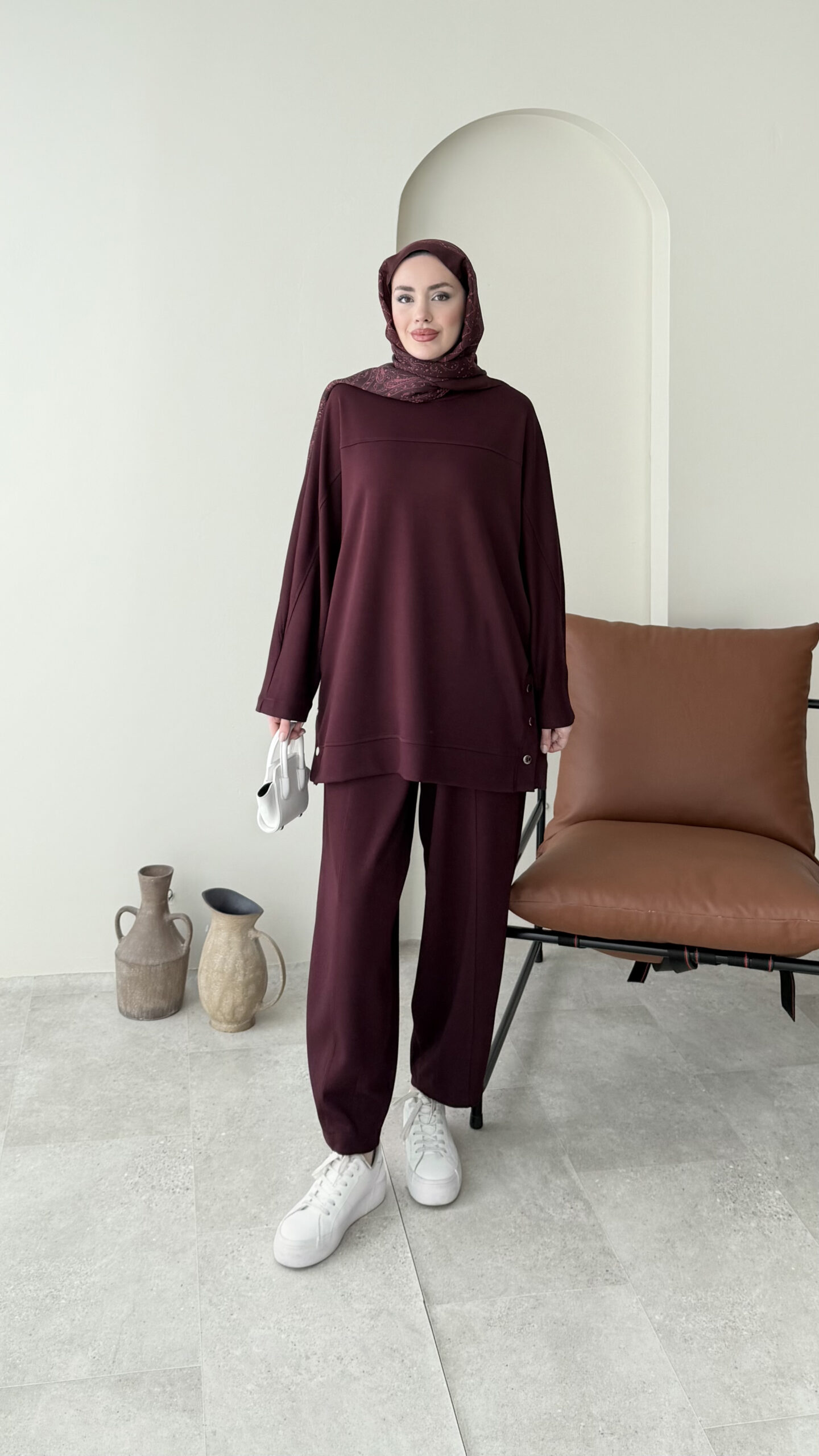 1764107861_0_69262655be178.jpg Ferna Çıtçıt Oyşo Takım - Bordo - Görsel 1