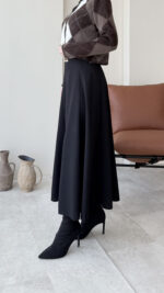 Nare Kemerli Etek - Siyah - Görsel 6