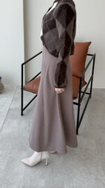 Nare Kemerli Etek - Vizon - Görsel 2