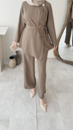 Tina Kemerli Takım - Vizon - Görsel 7