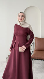 Peya Belden Bağlamalı Scuba Takım - Bordo - Görsel 5