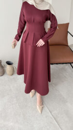 Peya Belden Bağlamalı Scuba Takım - Bordo - Görsel 8