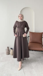 Peya Belden Bağlamalı Scuba Takım - Kahverengi