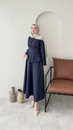 Peya Belden Bağlamalı Scuba Takım - Lacivert - Görsel 2