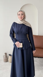 Peya Belden Bağlamalı Scuba Takım - Lacivert - Görsel 4