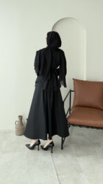 Peya Belden Bağlamalı Scuba Takım - Siyah - Görsel 3