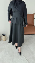 Peya Belden Bağlamalı Scuba Takım - Siyah - Görsel 6