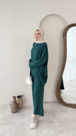 Triko Takım - Yeşil - Görsel 2