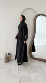 Rona Premium Elbise - Siyah - Görsel 2