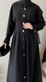 Rona Premium Elbise - Siyah - Görsel 4