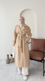 Bera Premium Kaşe Kaban – Camel