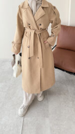 Bera Premium Kaşe Kaban – Camel - Görsel 7