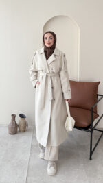 Bera Premium Kaşe Kaban – Taş ( ön sipariş tedarik süresi 15 gündür)