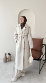 Bera Premium Kaşe Kaban – Taş ( ön sipariş tedarik süresi 15 gündür) - Görsel 2