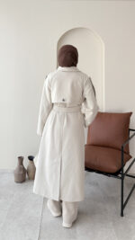 Bera Premium Kaşe Kaban – Taş ( ön sipariş tedarik süresi 15 gündür) - Görsel 3