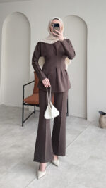 Pera Belden Bağlama Scuba Takım - Koyu Kahve - Görsel 6